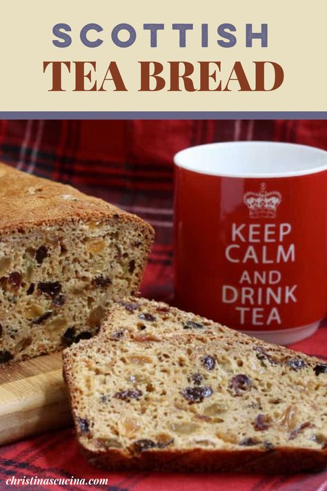 Cooking With Tea, Scottish Food Traditional, Tea Bread Recipes, Scottish Recipes Authentic, Bara Brith Recipe, Scottish Bread, Burns Dinner, Scottish Tea, Scottish Sayings