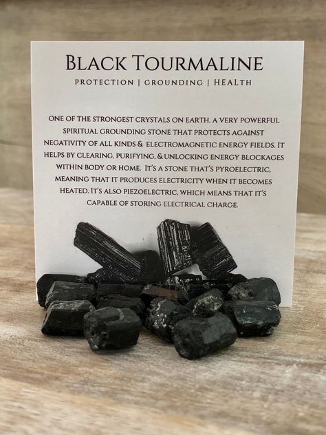 Crystal Identification, Black Tourmaline Bracelet, Golden Lotus, Raw Black Tourmaline, Black Tourmaline Stone, Energy Jewelry, Raw Tourmaline, Healing Light, Wiccan Spell Book