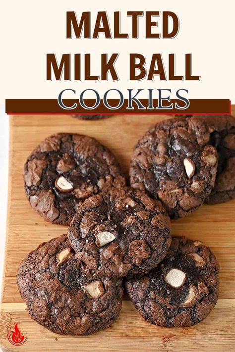 Pin for Malted Milk Ball Cookies. Malted Milk Balls Recipe, Whoppers Candy, Milk Balls, Chewy Chocolate Brownies, Ball Cookies, Malted Milk Balls, Chocolate Malt, Malted Milk, Favorite Dessert Recipes