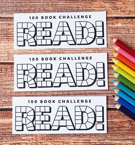 Read 100 books this summer with Free Printable Reading Challenge Bookmarks! #reading #read #printable #bookmark #summer #coloring #freeprintable #kids #kidsactivities 100 Book Challenge Bulletin Board, Where Will Reading Take You, 100 Book Challenge Template, Reading Month Ideas, Library Printables, Book Reading Challenge, Printable Bookmarks To Color, Book Bookmarks, Education Printables