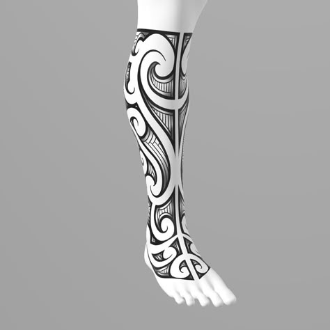 Maori Design Tattoo Kirituhi Tattoo, Māori Tattoo, Maori Symbols, New Zealand Tattoo, Maori Tattoo Designs, Leg Sleeve, The Spiral, Maori Tattoo, Leg Sleeves