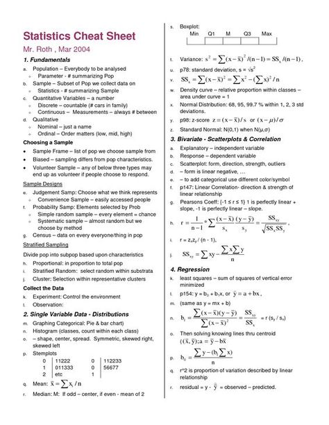 statistics symbols cheat sheet - Google Search: Statistics Formulas, Statistics Cheat Sheet, Statistics Symbols, Statistics Notes, Statistics Help, Statistics Math, Ap Statistics, College Math, Data Science Learning