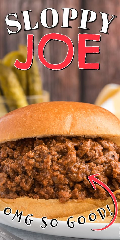 Best Sloppy Joes Ever, Sloppy Joe Recipe No Ketchup, Sweet Sloppy Joe Recipe, Sweet Sloppy Joes, Bbq Sloppy Joes, Best Sloppy Joe Recipe, Sloppy Joe Recipe Easy, Homemade Sloppy Joe Recipe, Sloppy Joe Recipe