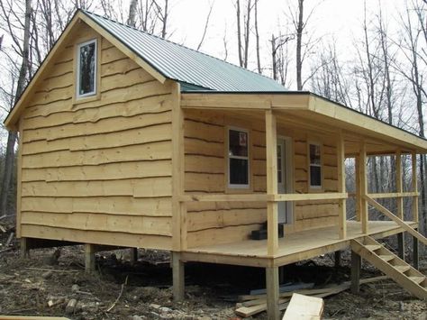 Small Cabin Ideas, Small Cabin Designs, Small Cabin Interiors, Small Cabin Plans, Wooden Cabin, Small Log Cabin, Cabin Tiny House, Hunting Cabin, Tiny Cabins