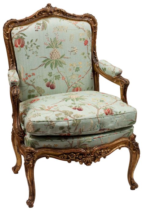 Single Louis XV Style Gilt Frame Arm Chair - Antique Chair Louis Xv Chair, Victorian Style Furniture, Louis Xv Furniture, Louis Xvi Chair, Decoration Shabby, Antique French Furniture, French Chairs, Antique Chairs, Beautiful Chair