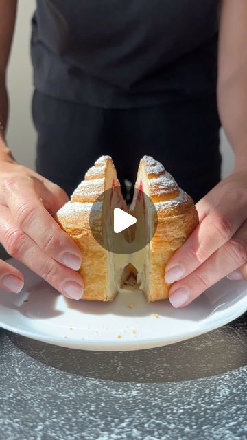 Natalya Syanova on Instagram: "Easy Cruffins:

I used my croissant dough recipe from the website to create these delicious cruffins! Here’s the step-by-step process:

	1.	Dough Preparation:
Roll out the croissant dough 3mm thick and 35cm wide.
Cut into 5cm wide strips.
	2.	Shaping the Cruffins:
Roll each strip into a roll, dip the rolls into sugar, and place them inside 8cm wide mold rings.
Proof for 3 hours.
	3.	Baking:
Bake at 375°F (190°C) for 22 minutes.

Pastry Cream with White Chocolate

Ingredients:
● 300g milk
● 75g heavy cream (35% fat)
● 2 vanilla beans or paste
● 75g egg yolks
● 35g cornstarch
● 100g sugar
● 40g Valrhona white chocolate
● 2.5g gelatin sheet

Preparation:

	1.	Soak the gelatin in cold water.
	2.	Mix the yolks, sugar, and cornstarch in a bowl.
	3.	Bring the milk, Dipped Croissant, Pastry Pie Crust, Cruffin Recipe, Puff Pastry Shells, Pie Crust Cookies, Croissant Roll, Croissant Dough, Pastry Pie, Mini Bundt Cakes