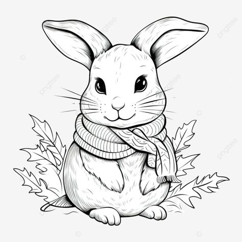 winter christmas bunny coloring book rabbit with bird vector cute cartoon illustration colouring p Cute Cartoon Illustration, Bunny Coloring, Bird Vector, Christmas Bunny, Bunny Drawing, Illustration Cartoon, Cartoon Illustration, Png Transparent, Winter Christmas