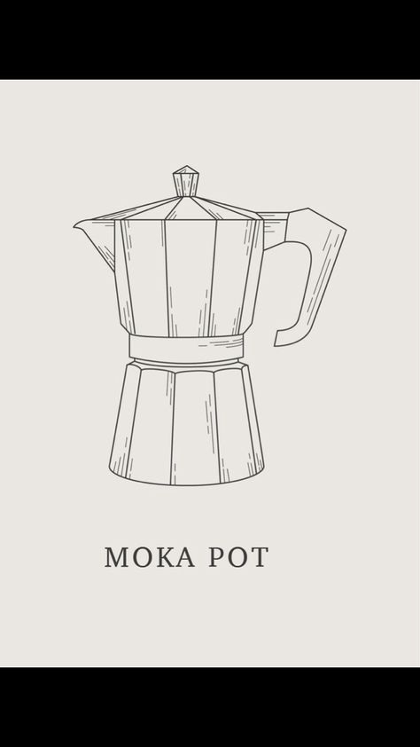 Moka Pot Tattoo, Coffee Pot Tattoo, Tattoo Off, Coffee Infographic, Native Tattoos, Coffee Tattoos, Coffee Drawing, Coffee Store, Coffee Illustration