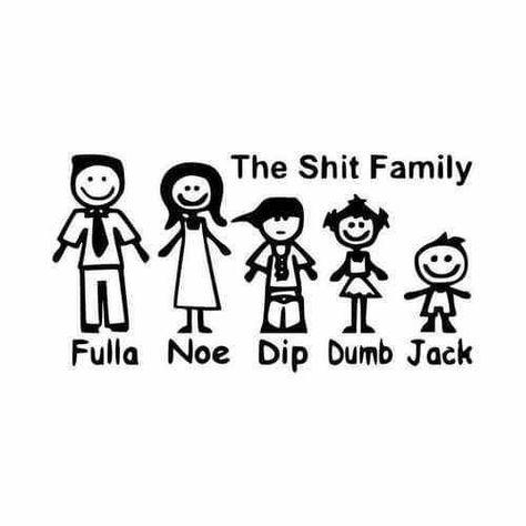 Stick Family, Stick Figure Family, Family Decals, Family Stickers, Stick Figure, Vinyl Cut, Stick Figures, Decals Stickers, Dumb And Dumber