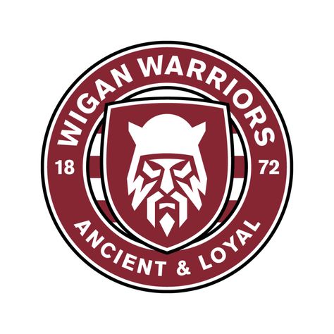 Free download Wigan Warriors logo Warriors Football, Football Club Logo, Warriors Logo, Warrior Logo, Sports Badge, Rugby Team, Warriors Shirt, Club Logo, Sports Logos