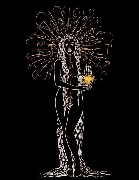 Spiritual Line Art, Powerful Woman, Sun Goddess, Minimalist Tattoos, Aesthetically Pleasing, The Eye, Inner Peace, Line Art, Tattoo Ideas