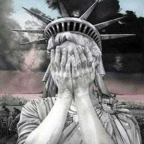 America shame on you Hip Hop Artwork, Lady Liberty, Gcse Art, American Dream, Personal Branding, Statue Of Liberty, Antonio Mora Artwork, Street Art, Greek Statue