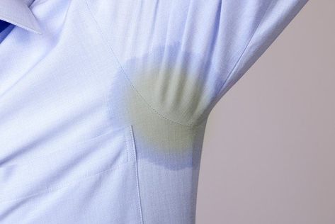 What's worse than a pair of sweaty armpits? A pair of yellow sweat stains on your favorite shirt. There's no silver lining to sweat stains (more like gol(...) Remove Sweat Stains, Remove Deodorant Stains, Clean Baking Pans, Deep Cleaning Hacks, Underarm Odor, Cleaning Painted Walls, Pit Stains, Deep Cleaning Tips, Deodorant Stains