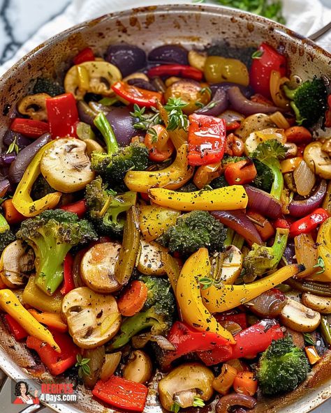 Sauteed Vegetables Greek Sauteed Vegetables, Seasoning Vegetables, Sauteed Vegetables Recipe, Vegetable Medley, Sauteed Vegetables, Vegetarian Paleo, Vegetable Seasoning, Vegetable Dishes, Paleo Gluten Free