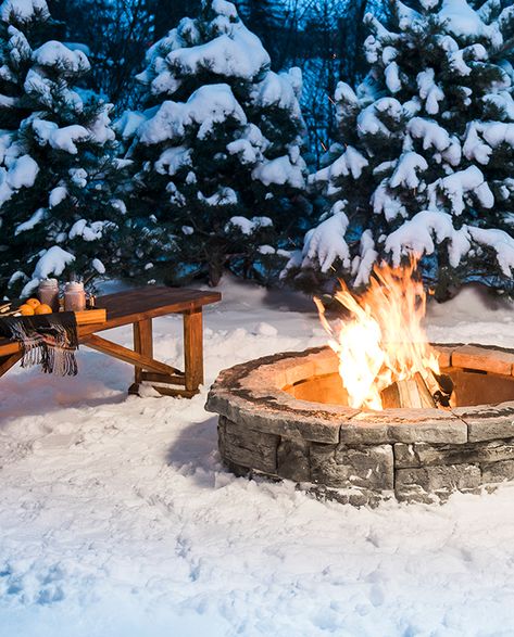 Even with winter and snow upon us, Most of us folks from the Midwest still love to have a nice fire burning in the back with lots of friends and family gathered around laughing and roasting S'mores. Check back for me fun pictures and ideas of firepit pictures and ideas! #fire #firepits #warm #friends #family #outdoors #winter #snow #gathering #fortishop #savings #memories #makingmemories #chicagoweather #keepwarm Fire Pit Kits, Winter Fireplace, Winter Fire, Backyard Area, Fire Pit Kit, Cool Fire Pits, Backyard Fireplace, Fire Pit Designs, Diy Fire Pit