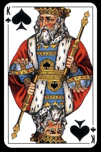 King of Spades. Why do I see you everywhere, darling? King Of Spades, Playing Cards Design, Playing Card, Art Center, Cartoon Illustration, Tarot Cards, Samurai Gear, Card Games, See You