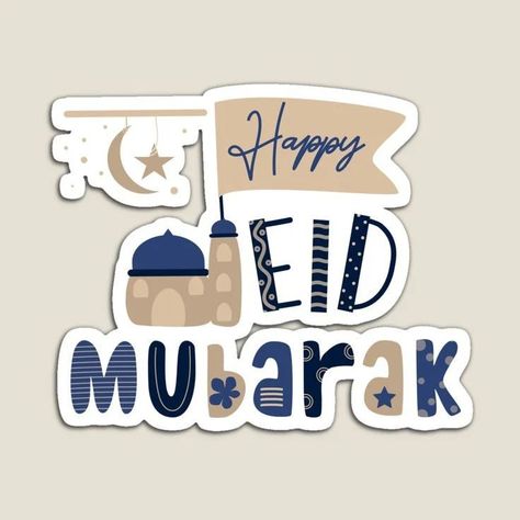 Eid Mubarak ✨ You can buy this from my Redbubble Store 🔗link mentioned in bio . . . . . . #ramadan #ramadankareem #redbubble #redbubblestickers #redbubbleramadan #ramadan2024 #eid #eidmubarak #eidcollection Happy Eid Mubarak Design, Ramadan Stickers, Eid Mubarak Design, Ramadan Cards, Eid Stickers, Stickers Instagram, Happy Eid Mubarak, Red Bubble Stickers, Eid Ramadan