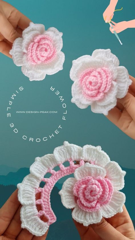 Crochet Rose with Stem Tutorial
How to make crochet rose - Step by step tutorial Crochet Small Flower, Irish Crochet Flowers, Crochet Rose Pattern, Crocheted Flowers, Gloves Pattern, Baby Afghan Crochet, Crochet Flower Tutorial, Crafty Creations, Quick Crochet