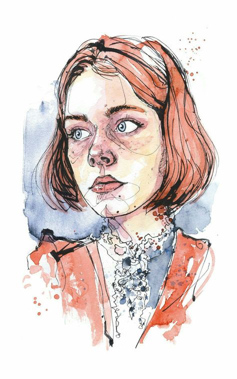 Dominic Beyeler, Watercolor Portrait Painting, 얼굴 드로잉, Aquarelle Art, Character Sketches, Arte Sketchbook, Colorful Portrait, Portrait Sketches, Watercolor Portrait