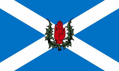 Ulster Scots flag. Flag Of Northern Ireland, Alternate Maps, Alternate Flags, Ulster Scots, Scottish Tattoo, Flag Gif, Flag Of Scotland, Glasgow Rangers Fc, Scotland Forever