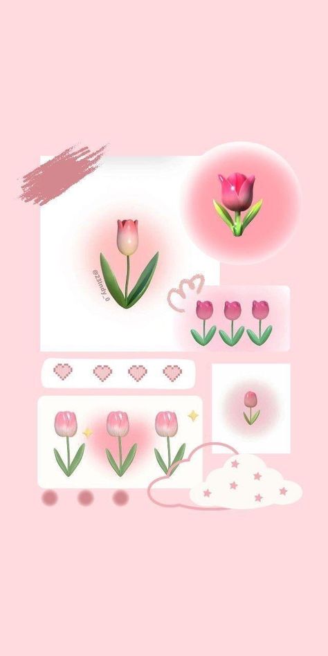 Wallpaper Aesthetic Bunga, Tulips Aesthetic Wallpaper Iphone, Tulip Wallpaper Iphone, Cute Tulips Wallpaper, Wallpaper Tulips Aesthetic, Tulip Wallpaper Aesthetic, Wallpaper Bunga Aesthetic, Aesthetic Tulips Wallpaper, Tulips Lockscreen