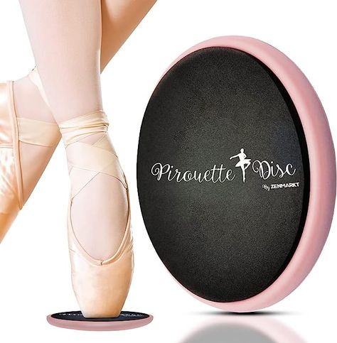 Ballet Pirouette Disc for Dancers - Portable Turn Disc for Dancing on Releve, Gymnastics and Ice Skaters - for Better Pirouette Technique, Releve, Turns and Dance Spinning Ballet Supplies, Improve Dance, Ballet Pirouette, Ballet Fits, Us Figure Skating, Dance Skills, It Band Stretches, Dance Stretches, Dance Technique