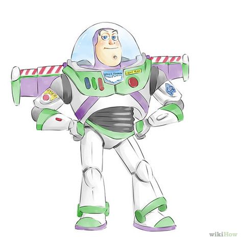 Draw Buzz Lightyear | wikiHow Buzz Lightyear Drawing, Cartoon Drawing Images, Disney Princess Cartoons, Disney Character Drawing, Cartoon Drawings Disney, Story Drawing, Disney Cartoon Characters, Toy Story Buzz Lightyear, Toy Story Buzz