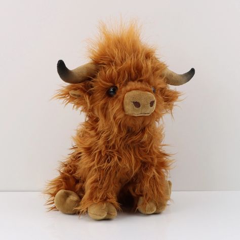 27CM Highland Cow Plush Toy Soft Game Figure Stuffed Doll Cute Highland Cattle Cow Plush Pillow for Kids Fans Christmas Gift| | - AliExpress Cow Kawaii, Highland Cow Plush, Cow Plush, Cow Toys, Scottish Highland Cow, Fluffy Cows, Teddy Toys, Soft Stuffed Animals, Soft Teddy