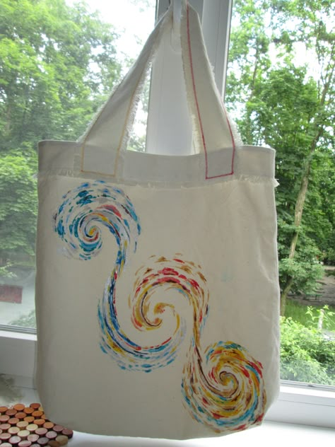 Painted Bags Ideas, Bag Painting Ideas, Tote Bags Design, Sling Bag Canvas, Diy Tote Bag Design, Painted Canvas Bags, Handpainted Tote Bags, Bag Painting, Canvas Bag Design