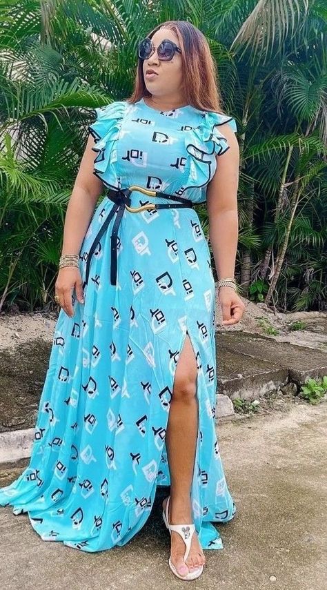 Crepe Fabric Dress Style Nigeria, Chiffon Bubu Gown Styles, Bubu Dresses, Materials Gown Style, Chiffon Styles, Bubu Gown Styles, Whatsapp Contact, Nigerian Lace Styles Dress, Long African Dresses