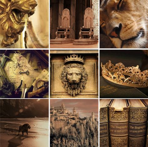 Aslan, The Chronicles of Narnia, characters, moodboards, aesthetics, my edits Aslan Narnia Aesthetic, Narnia Moodboard, Chronicles Of Narnia Aesthetic, Chronicles Of Narnia Characters, Narnia Characters, Narnia Lion, Fanfiction Stories, Wallpapers Ideas, The Chronicles Of Narnia