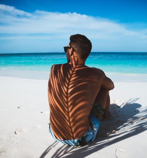 Men Beach, The Beach, Water, Photography, Blue