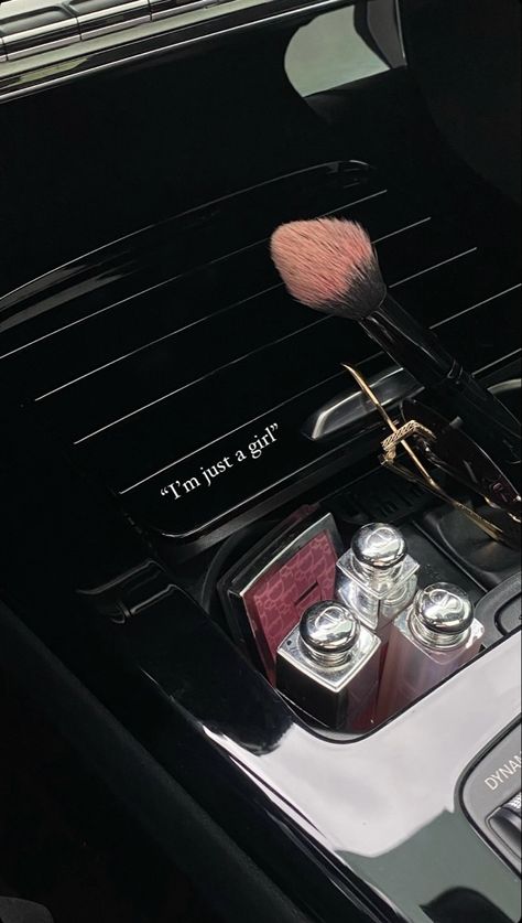 I’m just a girl, mini sephora in the car Rich Core, Girl Car, Fast Car, Car Aesthetic, In Car, Insta Inspo, Car Girls, In The Car, Mini Cars