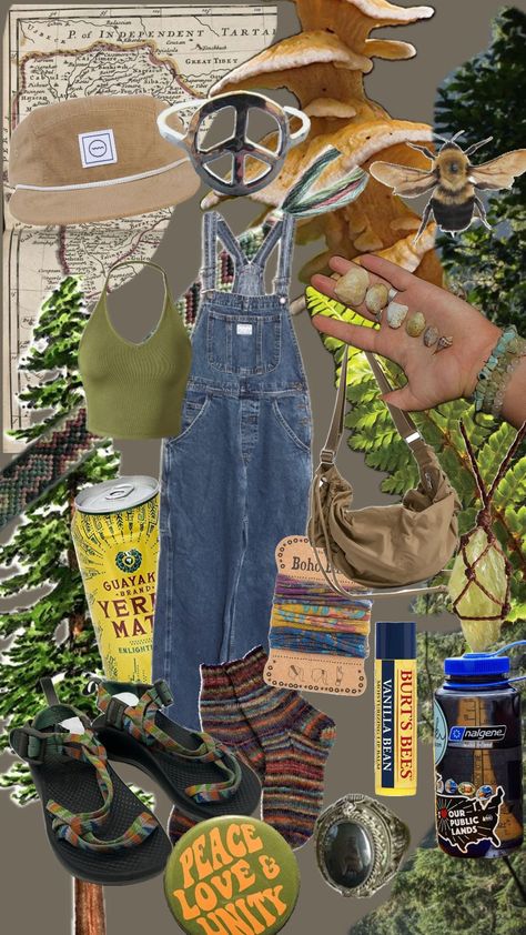 #granolagirl #oootdinspo #hippievibes #earthy #earthyaesthetic Nature Outfits Aesthetic, Earthy Aesthetic Fashion, Earthy Clothes, Goblincore Aesthetic Outfits, Earth Tone Clothes, 2025 Outfits, Nature Outfits, Goblincore Aesthetic, Fashion Boards