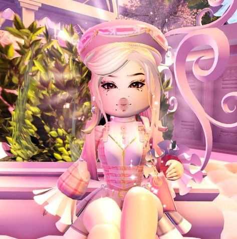 Royale High Guards Campus 3, Royale High, Pink Light, Pink Girl, Dorm Room, Aesthetic Anime, Video Game, Light Pink, Outfit Ideas