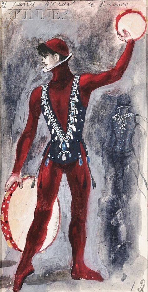 Pavel Tchelitchew, Vintage Italian Posters, Costume Design Sketch, Circus Characters, Theatre Costumes, Ballet Costumes, Elements Of Design, Gay Art, Fashion Plates