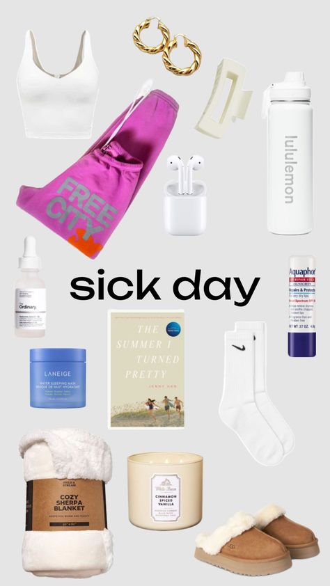 sick day outfit! #outfitinspo Sick Day Outfit, Sick Day Essentials, Sick Day, Extreme Makeover, Day Outfit, Sleep Mask, Outfit Of The Day