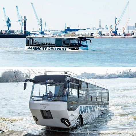 Bus City, Hamburg City, Warehouse District, City Vehicles, City Bus, Bus Ride, Combustion Engine, City Car, Metropolis