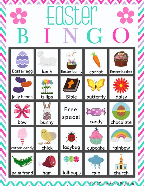 Easter Bingo Free Printable, Easter Bingo Cards, Bingo Free Printable, Recreational Therapy, Easter Bingo, Free Printable Bingo Cards, Free Bingo Cards, Easter Party Games, Children Church