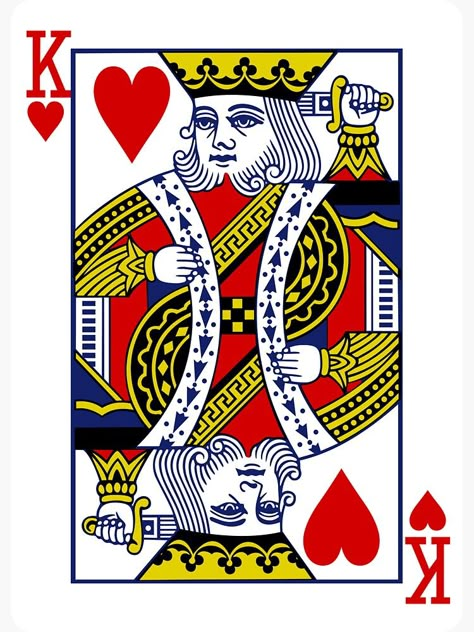 King Of Hearts Costume, King Of Hearts Tattoo, King Of Hearts Card, King Card, Hearts Playing Cards, Hearts Card, Playing Cards Art, Gambling Tattoo, Card Tattoo