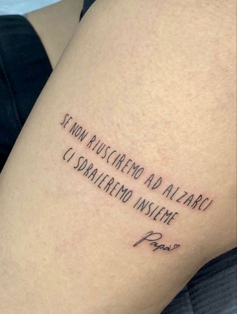 Tatuaggio scritta #massimobisotti #frasimassimobisotti #massimobisottifrases #tatuaggio #scrittaggi #frasetattoo #tatuaggiopapà Insta Photo Ideas, Glow Up?, Aesthetic Art, Tatting, Tattoo Quotes, Tattoos, Pins, Instagram