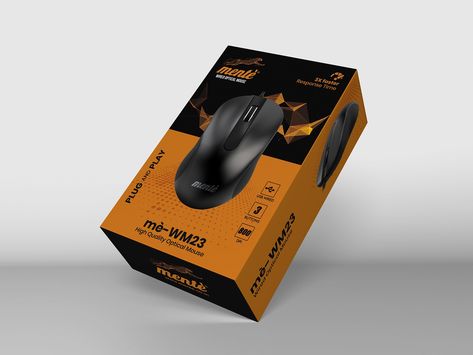 MOUSE BOX DESIGN :: Behance Product Packaging Box, Box Patterns, Colour Design, Packaging Box, Product Packaging, Box Design, Box Packaging, Science And Technology, Design Illustration