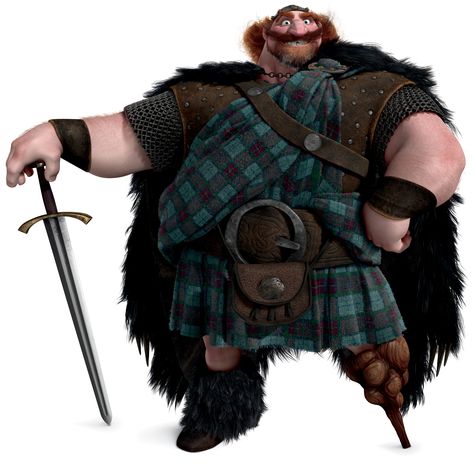 King-Fergus-Brave Brave Cartoon, King Fergus, Brave Characters, Doug Funnie, Brave 2012, Brave Movie, Braves Party, Phineas E Ferb, Brave Merida