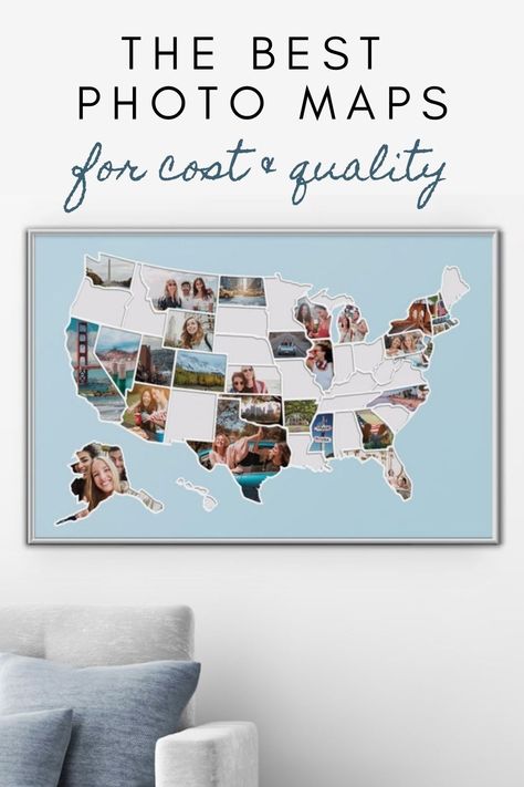 White Paper Background, Family Gift Exchange, Travel Photos Display, Usa Travel Map, 2nd Wedding Anniversary Gift, Usa Pictures, Photo Maker, Cotton Anniversary Gifts, Stick Photo