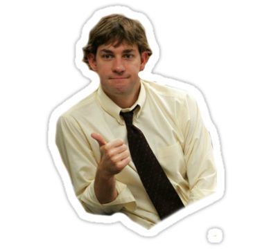 "jim halpert thumbs up " Stickers by dancingmandy96 | Redbubble Thumbs Up Sticker, Jim Halpert The Office, Office Stickers, The Office Stickers, Jim Halpert, Homemade Stickers, Snapchat Stickers, Cartoon Network Adventure Time, Meme Stickers