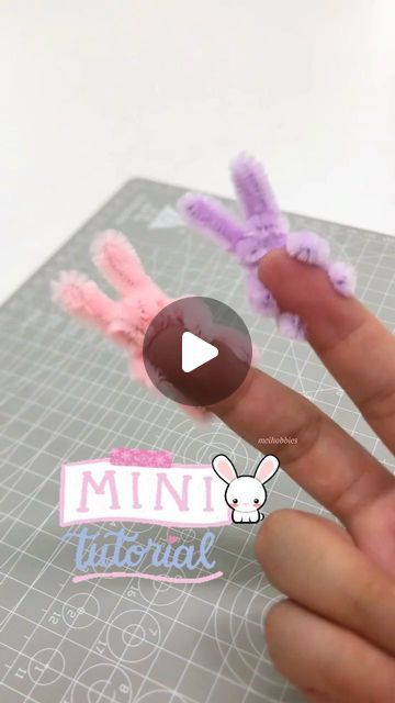 mei𔓘 on Instagram: "tiny rabbit ִֶָ𓂃 ࣪˖ ִֶָ🐇་༘࿐

.
.
.

Save this reel, jangan lupa tag BESTie kamu ya🌼.
.
.
.
.
#diy #craft #kawatbulu #rabbit #kelinci 
#kawatbulumercy #pipecleaner #explore" Pipe Cleaner Poodle, What To Make Out Of Pipe Cleaners, Bunny Pipe Cleaner, Pipecleaner Ideas, Pipe Cleaner Ideas, Pipe Cleaner Bunny, Pipe Cleaners Crafts, Easy Pipe Cleaner Crafts, Pipe Cleaner Crafts For Kids