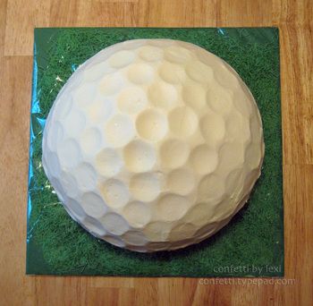 How To Make Golf Ball Cake, Diy Golf Ball Cake, Hole In One First Birthday Smash Cakes, Golf Ball Smash Cake 1st Birthdays, Golf Ball Smash Cake, Golf Smash Cake, Golf Ball Cake, Birthday Cale, Golf Birthday Cakes