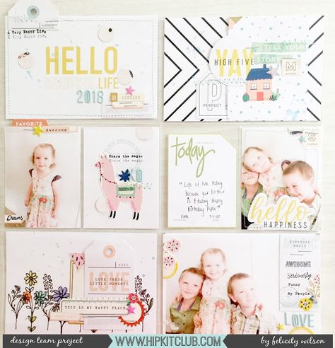 Project life in 2018 with Felicity Project Life Layouts Pocket Scrapbooking, Scrapbooking Pockets, Project Life Travel, Project Life Planner, Project Life Baby, Project Life Free, Memory Planning, Project Life 6x8, Project Life Freebies