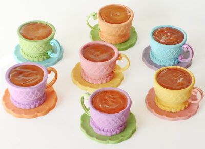 Edible Tea Cups | Fun Family Crafts Edible Tea Cups, Kids Tea Party, Princess Tea Party, Mini Quiche, Girls Tea Party, Tea Party Food, Alice In Wonderland Tea Party, Ice Cream Cones, Alice In Wonderland Party