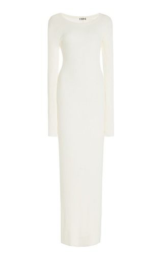 Éterne Fashion Collections For Women | Moda Operandi Chloe Bartoli, Dresses Sleeves, Neutral Sandals, Executive Fashion, Sheer Lace Dress, Fitted Maxi Dress, Affordable Dresses, Maxi Jersey Dress, White Maxi